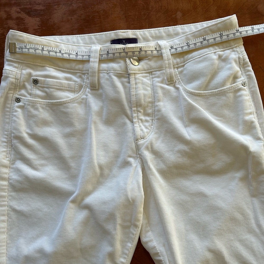 NYDJ Alina Corduroy Winter White Legging Jeans 0P - Picture 8 of 16